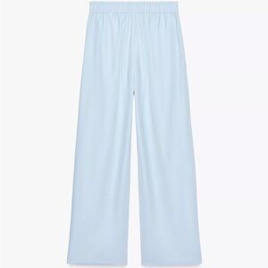 Zara Sky Blue Wide Leg Pants
